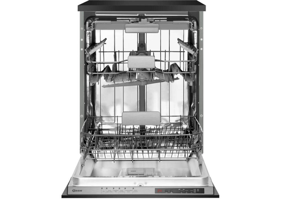 GRAM zmywarka tryb zmywanie panel prosto wygodnie symbole