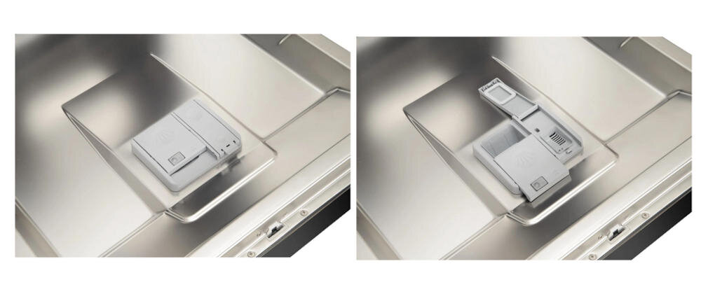 GRAM zmywarka środki czyszczące czujnik brak sól nabłyszczacz sliding dyspenser