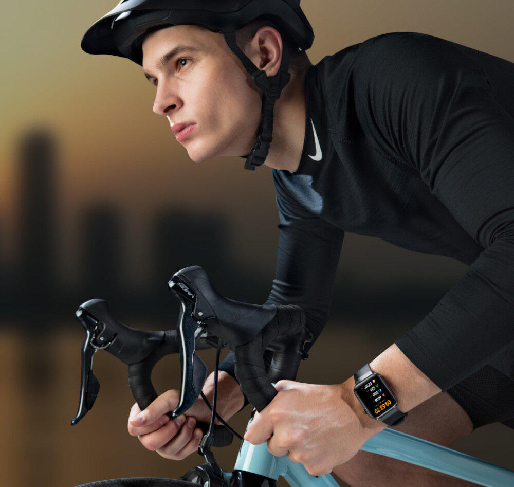 Smartwatch mibro T1 Czarny ekran bateria czujniki zdrowie sport pasek ładowanie pojemność rozdzielczość łączność sterowanie krew puls rozmowy smartfon aplikacja