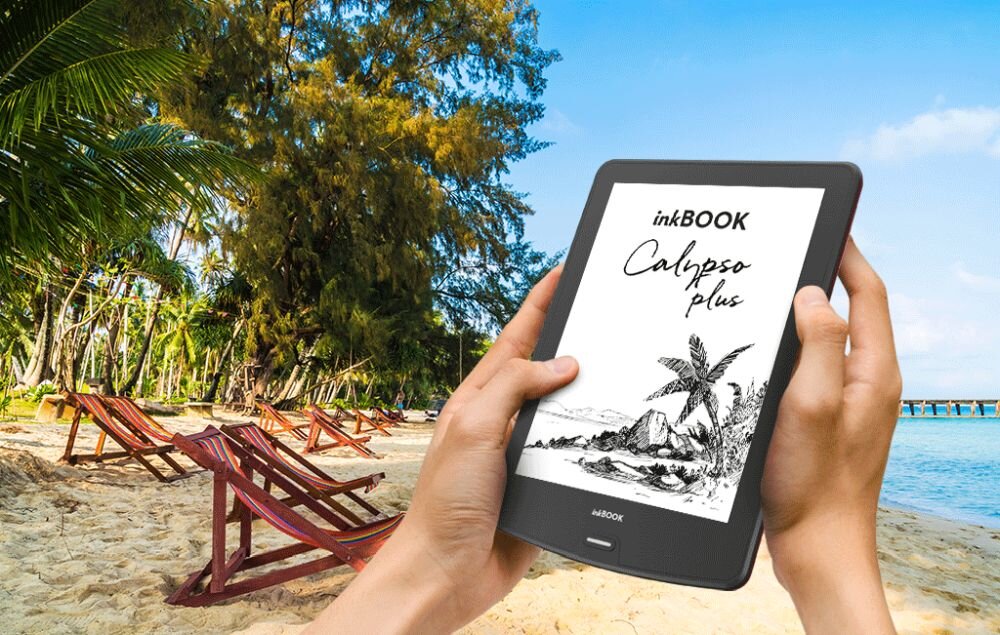 Czytnik E-Booków INKBOOK Calypso Plus ekran rozdzielczość bateria obudowa wielkość przekątna matryca pojemność książki ebooki złącza porty ładowanie łączność rozmiar wielkość 