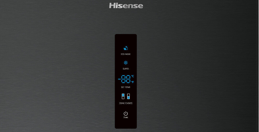 LODÓWKA HISENSE RB390N4BFC sterowanie panel funkcje