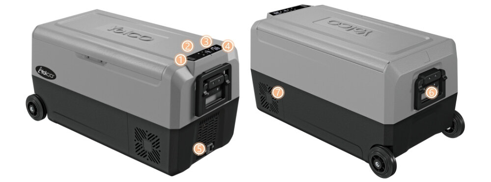 Lodowka YETICOOL TX36 Szary opis