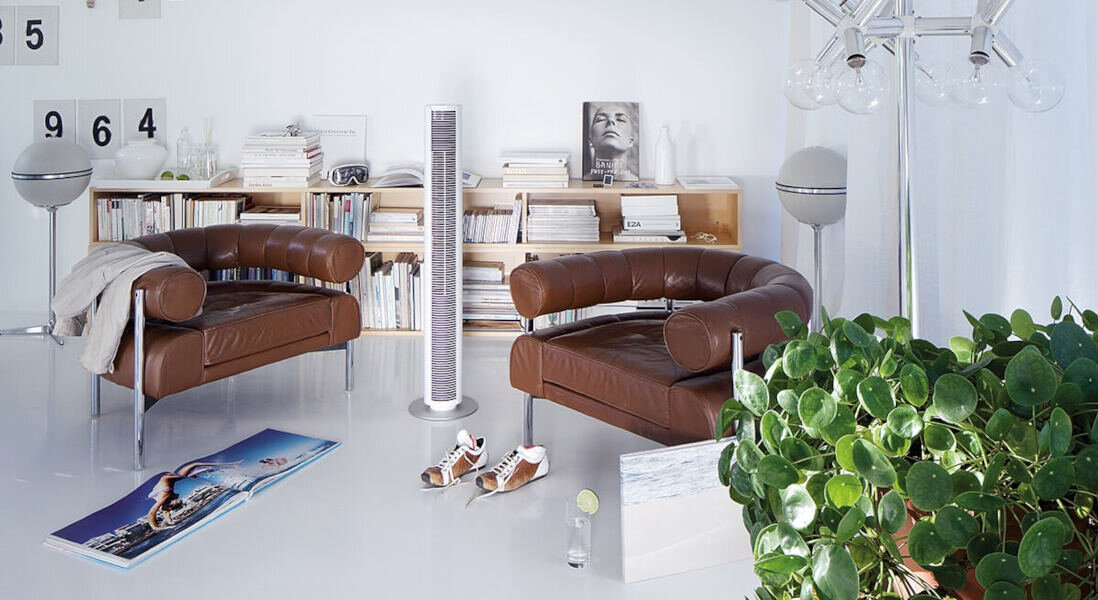 Wentylator STADLER FORM Peter 2 Biały KOLOR KOLORYSTYKA kolumnowy design minimalizm oczekiwania parametry