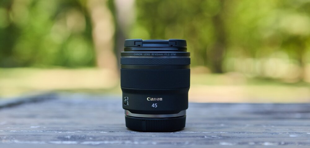 Obiektyw CANON RF 45 mm f-1.2 STM precyzyjna optyka szeroka przysłona