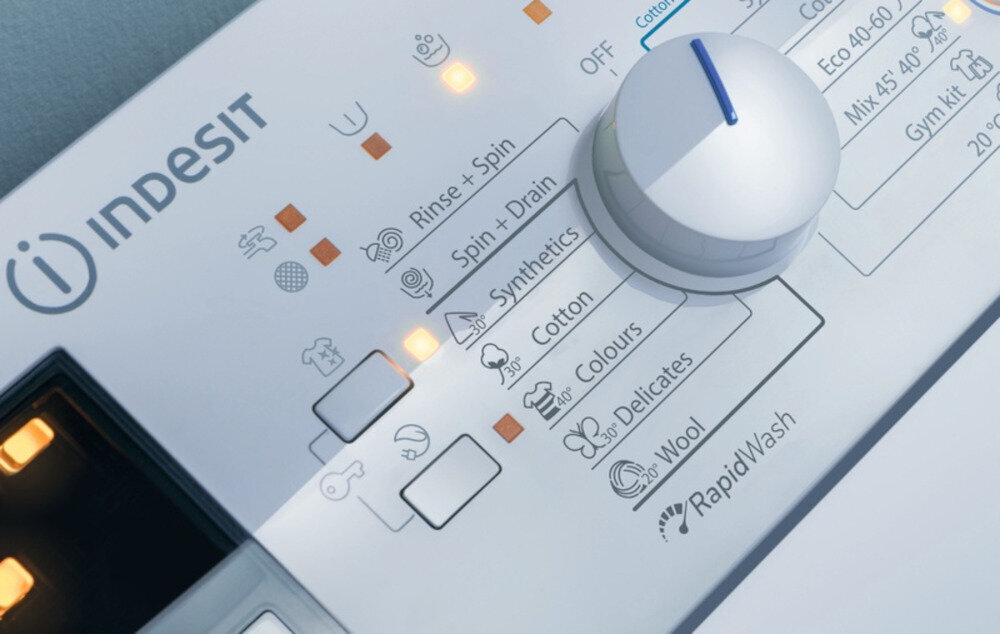 PRALKA INDESIT BTW L60400 EE N mieszane 45 minut niska temperatura bawełniane mieszane czystość ochrona