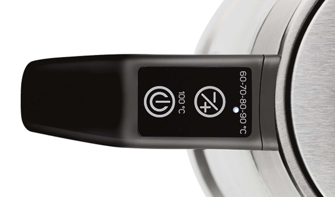 Czajnik SENCOR SWK 1890SS Regulacja Temperatury intuicyjny dotykowy panel sterujący dostosowanie napój zielona herbata kawa