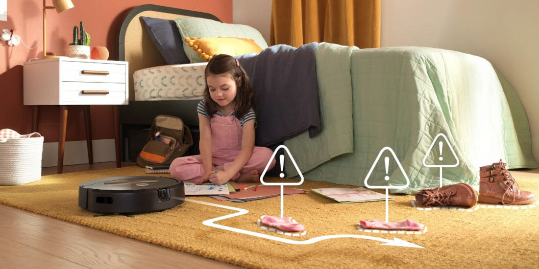 Robot sprzątający IROBOT Roomba Combo J9+ Rozpoznaje i omija przeszkody