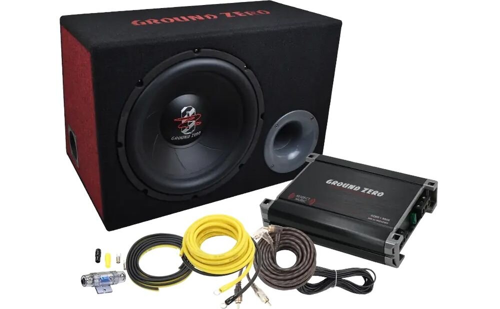 Subwoofer GROUND ZERO GZ 12.300X-II zestaw
