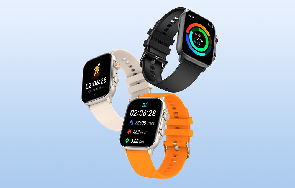 SMARTWATCH COLMI C81 ekran bateria czujniki zdrowie sport pasek ładowanie pojemność rozdzielczość łączność sterowanie krew puls rozmowy smartfon aplikacja
