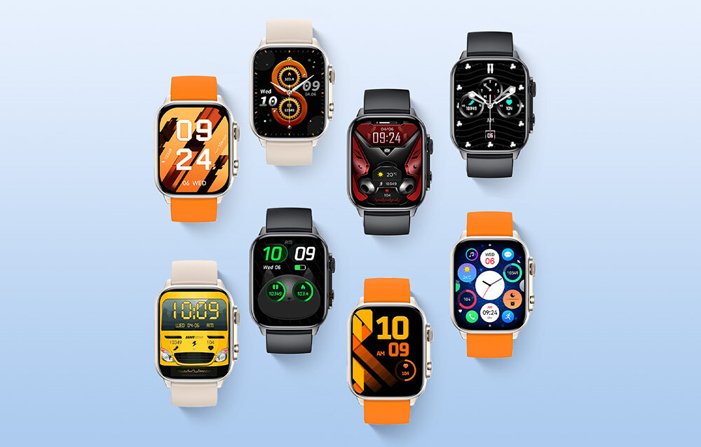 SMARTWATCH COLMI C81 ekran bateria czujniki zdrowie sport pasek ładowanie pojemność rozdzielczość łączność sterowanie krew puls rozmowy smartfon aplikacja