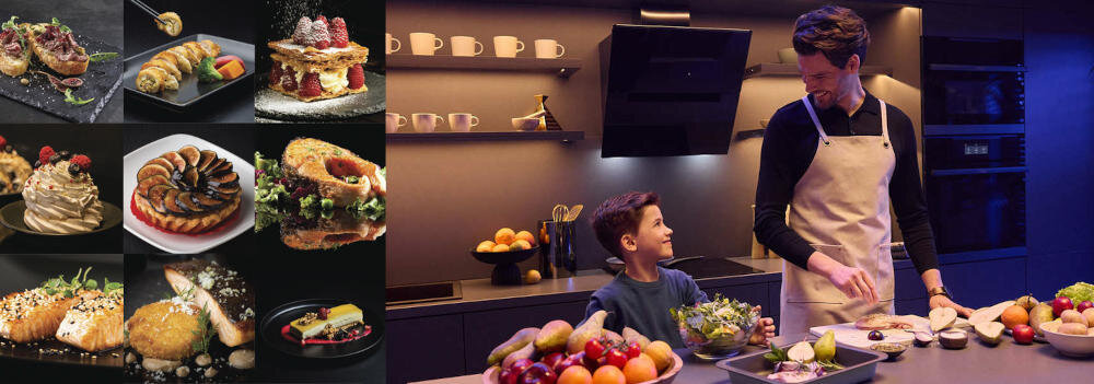 HAIER HBW5719E lodówka produkty gotowanie sztuczna inteligencja technologia minimalizm styl elegancja trwałość