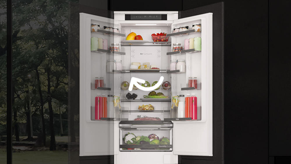 HAIER HBW5719E lodówka zmiana kierunek otwieranie drzwi