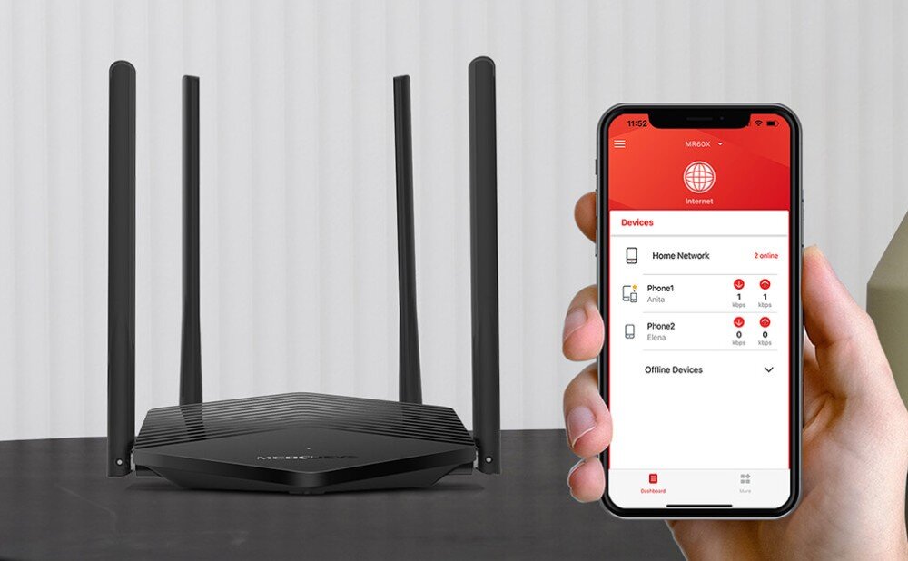 Router MERCUSYS MR60X konfiguracja ustawienia aplikacja