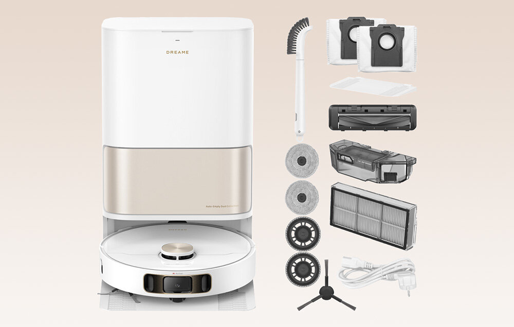 Robot sprzątający DREAME L10s Pro Ultra Heat zestaw akcesoria komplet wyposazenie