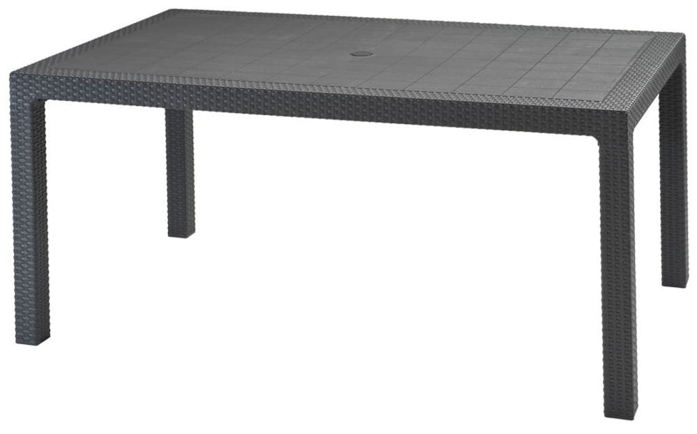 Stół ogrodowy KETER Melody 17190205 Grafitowy na balkon taras ogród do 6 osób w kolorze Grafitowym