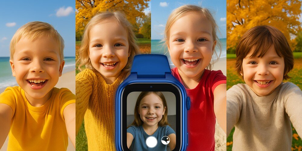 STELIO Junior 4G rozmowy wideo, czat głosowy, emoji, komunikacja dziecka z rodzicem