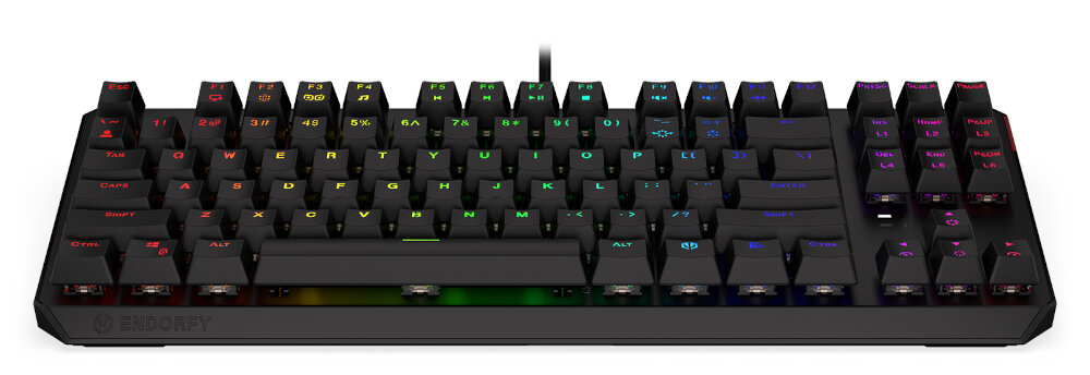 KLAWIATURA ENDORFY THOCK TKL KAILH RGB odłączany przewód