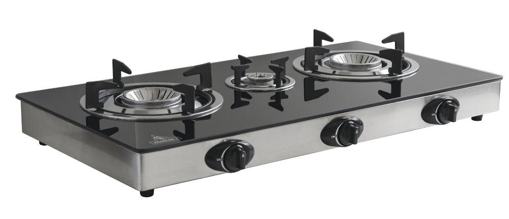 METROX-ME-1518 kuchenka gazowa pola grzewcze żeliwny ruszt obudowa stabilna podstawa stal nierdzewna antyposlizgowe nóżki czujnik automatyczne odcięcie gaz