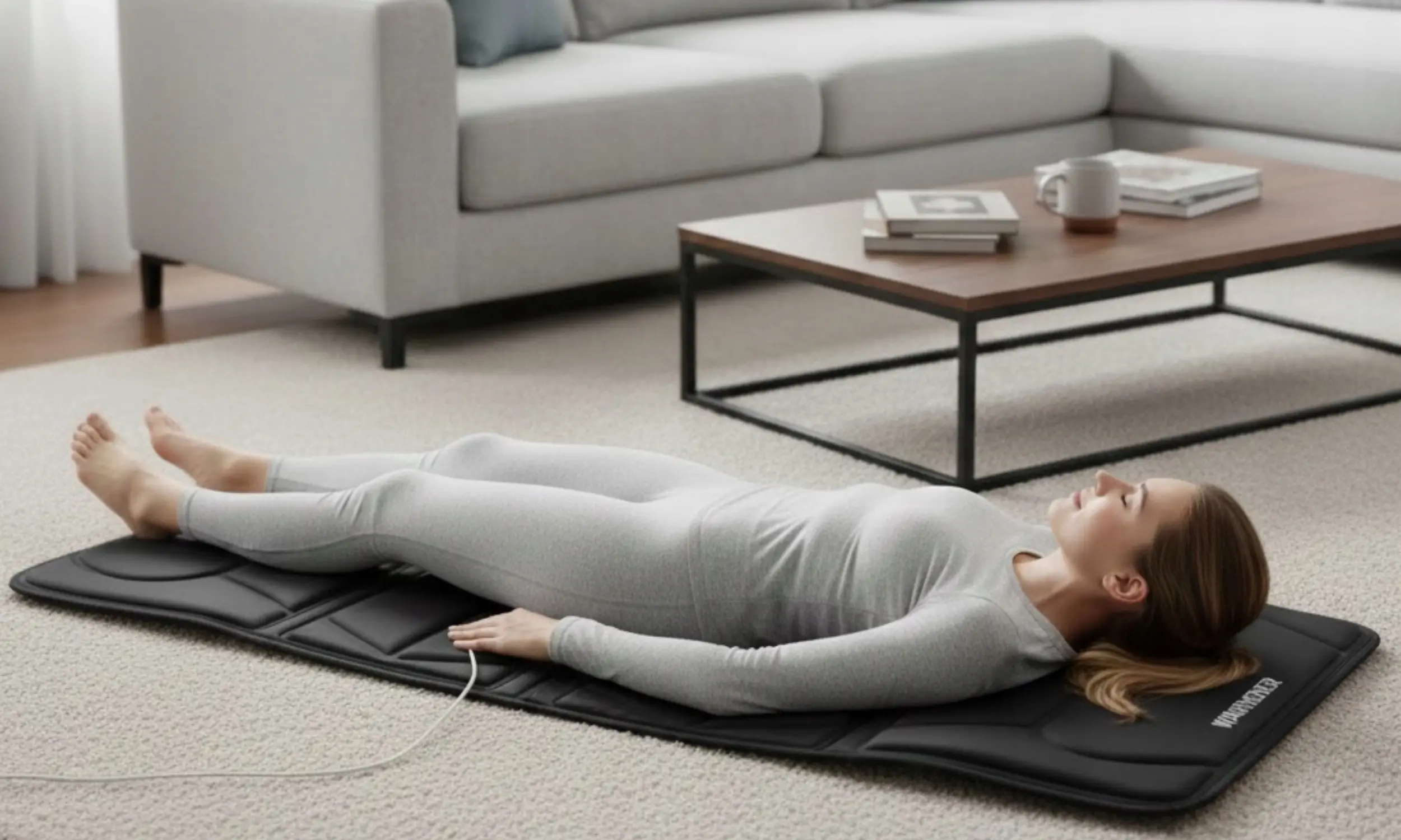 Mata HeatMat Warmener na sofie w salonie