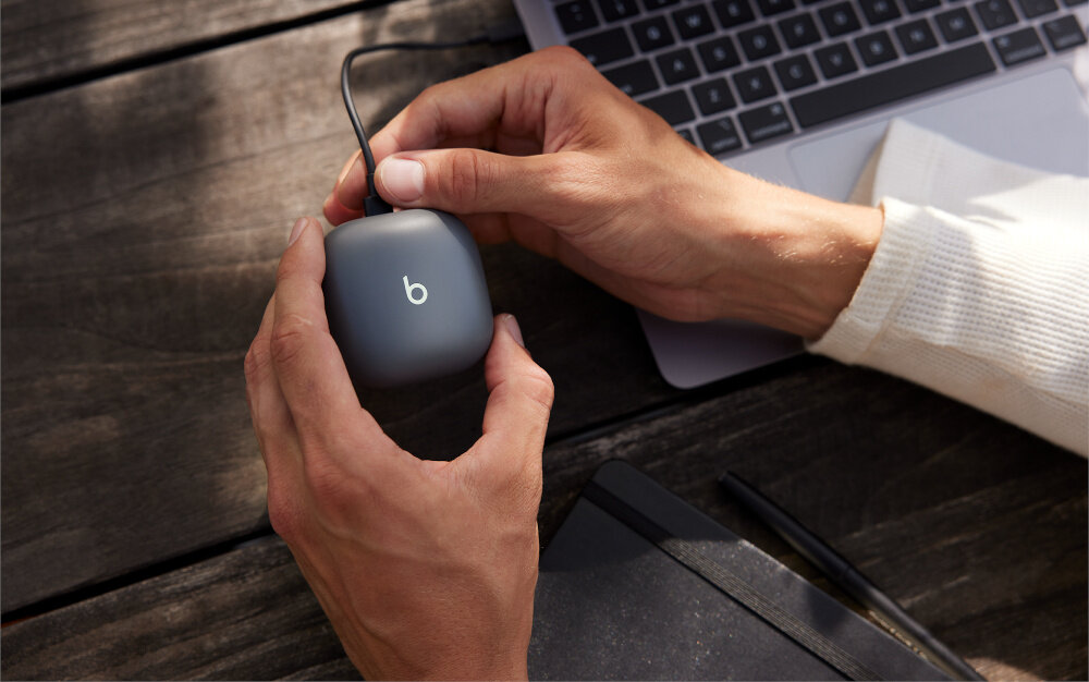Słuchawki dokanałowe APPLE Beats Fit Pro dźwięk przestrzenny śledzenie głowy