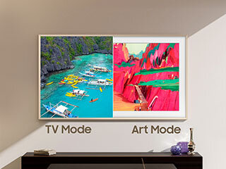 Jakość obrazu Neo QLED dostępna w telewizorze Samsung The Frame Pro (2025). Telewizor dostępny w sklepach Media Expert.