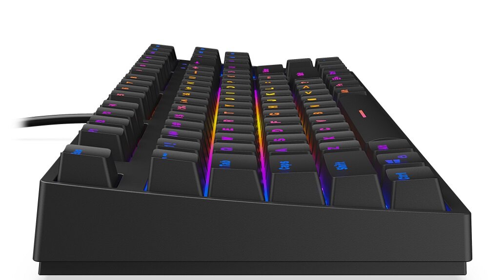 Klawiatura KRUX Atax Pro RGB Outemu - estetyczne podsietlenie odtwarzanie określonych sekwencji