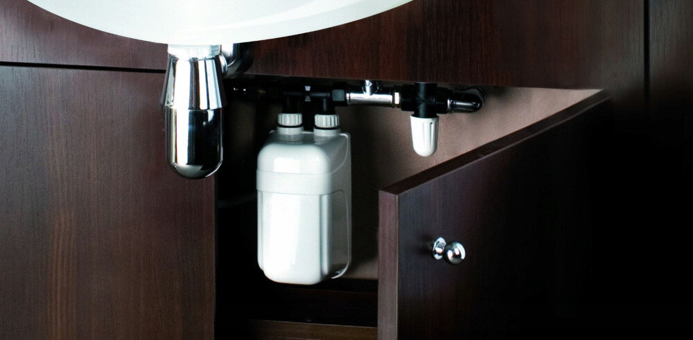 Przepływowy podgrzewacz wody DAFI z baterią białą podgrzewanie bieżące kempingi łazienki kuchnie nagrzewanie wody