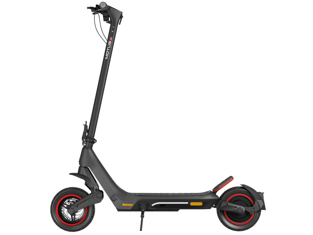 Hulajnoga elektryczna MOTUS Pro 10 Urban 60 km 500W Amortyzacja 10 Grafitowy stopka skladana wytrymala w centralnym punkcie ciezkosci