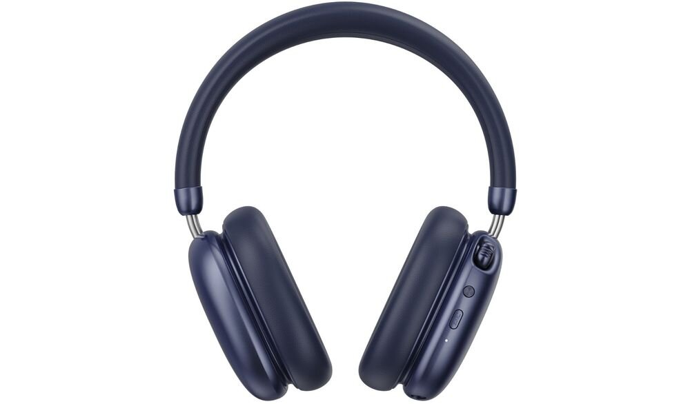 Słuchawki nauszne HAVIT Space S1 ANC mikrofon sterowanie na słuchawkach, słuchawki nauszne od frontu na białym tle