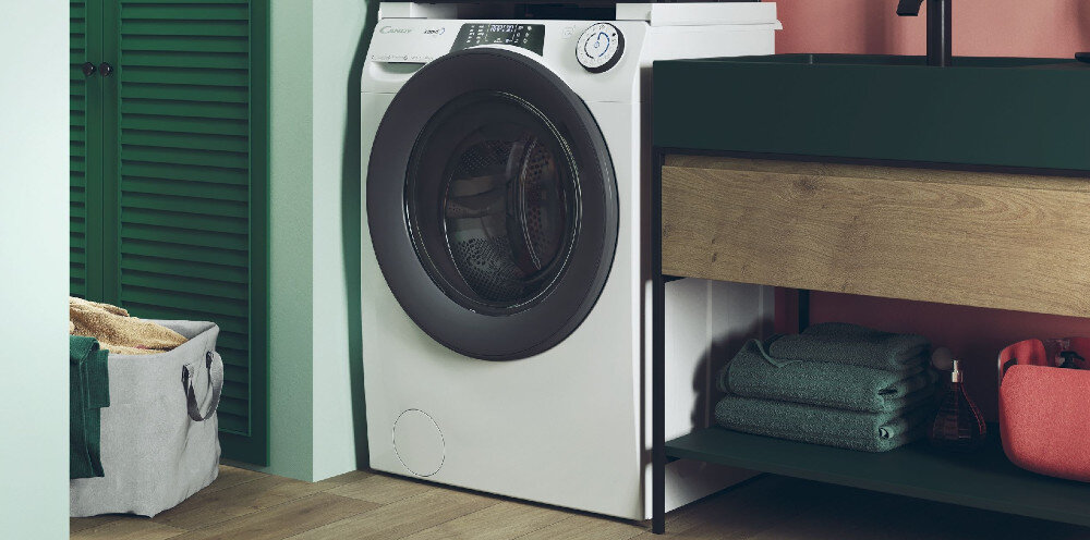 Pralka CANDY RP4 476BWMR8-S załadunek łatwe prasowanie 39 minut Automatyka wagowa aplikacja szybkie programy