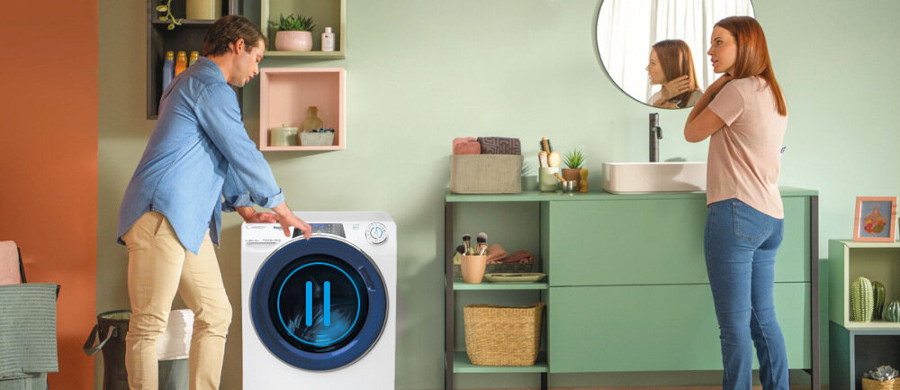 Pralka CANDY RP4 476BWMR8-S funkcja Pauza zatrzymanie dorzucanie prania