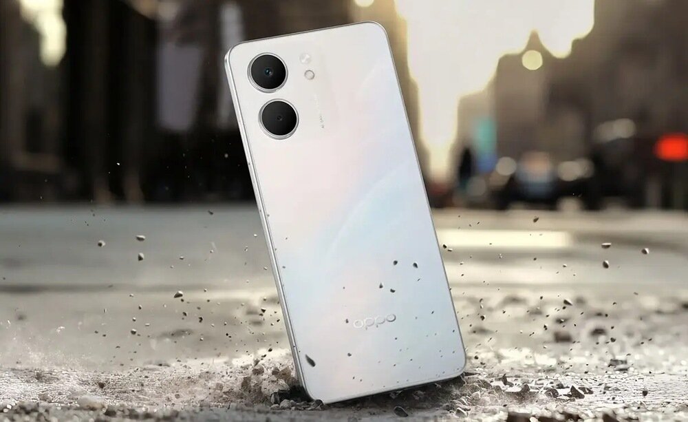 Smartfon OPPO A5X certyfikat IP65 budowa odporność kolory   