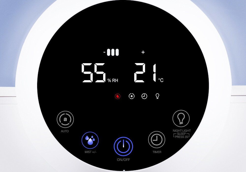 Nawilżacz MILLA HOME MAH600 ultradźwiękowy pojemnik 5,3L higrostat