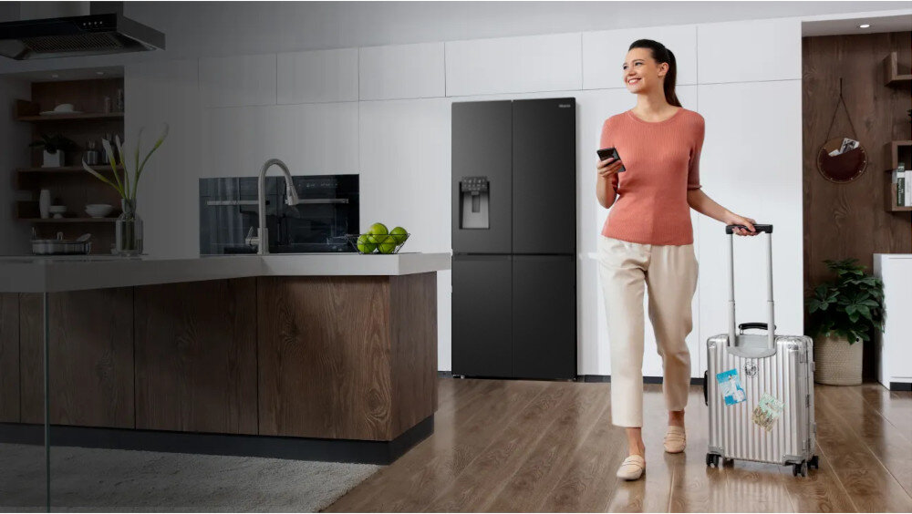 LODÓWKA HISENSE RQ760N4SBFE tryb wakacyjny oszczędzanie energii