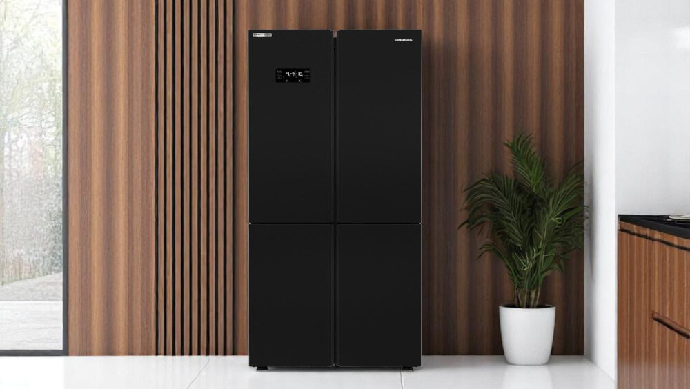 LODÓWKA GRUNDIG GQN21245GBN zdjęcie lifestyle wizualizacja lodówka front zamknięta Dopasowana do Twoich potrzeb