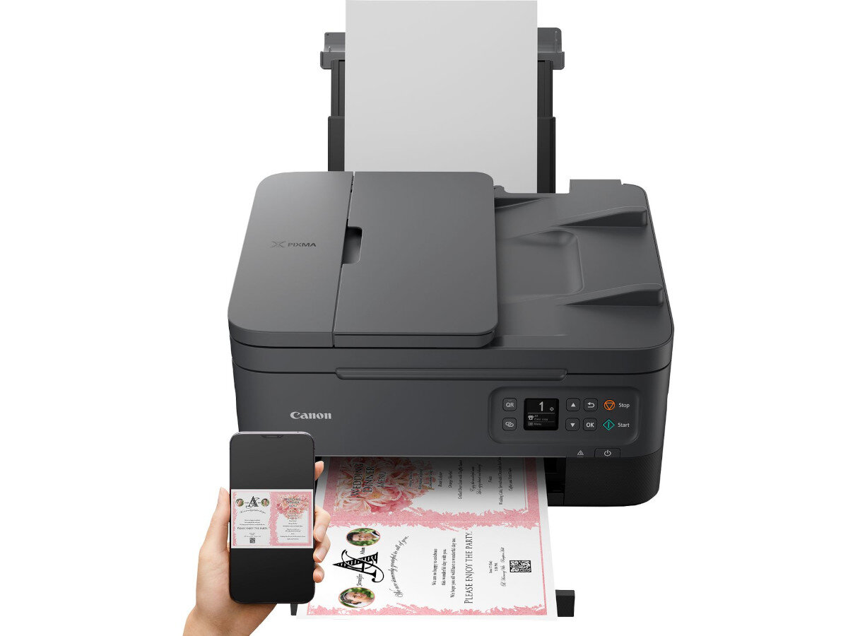 Urządzenie wielofunkcyjne CANON Pixma TS7450A taca odbiorcza podajnik głośność