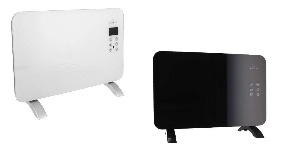 Grzejnik konwektorowy MISSION AIR Porto WiFi zastosowanie wydajność niezawodność oszczędności energii dwa kolory czarny biały