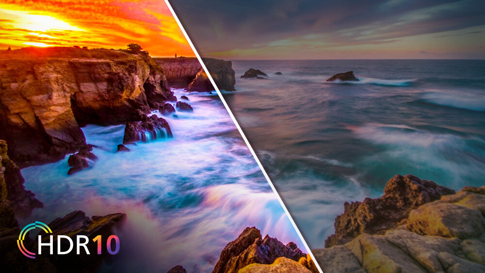 Telewizor JVC LT-32VDH5400 - Obraz z HDR10, obraz podizelony na pół z użyciem hdr10 i bez