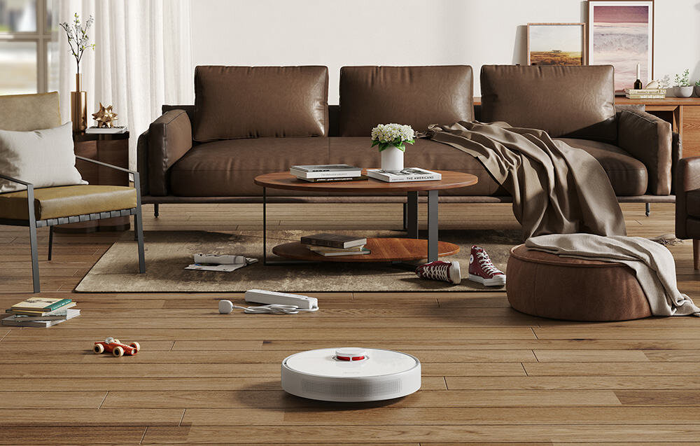 Robot sprzatajacy DREAME D10S oszczednosc wydajnosc moc ssania na poziomie 5000 Pa odkurzanie czyszczenie mopuje czas pracy dedykowana aplikacja sterowanie glosowe