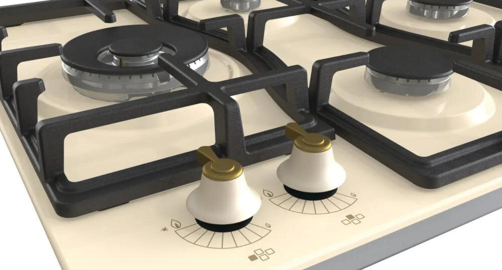 GORENJE-GT642AB płyta gazowa zapłon palnik pokrętło