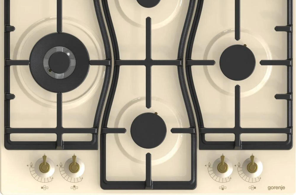 GORENJE-GT642AB płyta gazowa łatwe czyszczenie