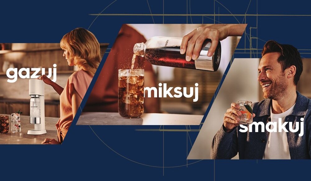 Saturator SODASTREAM Enso Beżowy bez jednorazowych butelek, estetyczne urządzenie, trwałość, łatwość czyszczenia