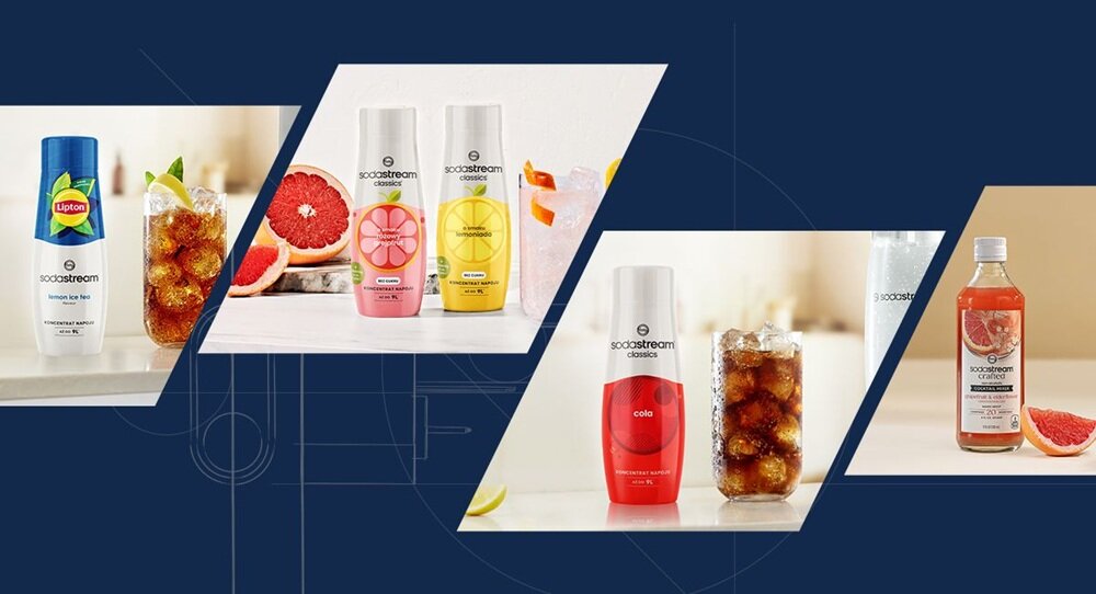 Saturator SODASTREAM Enso Beżowy eksperymentuj z napojami, gazuj, miksuj i smakuj