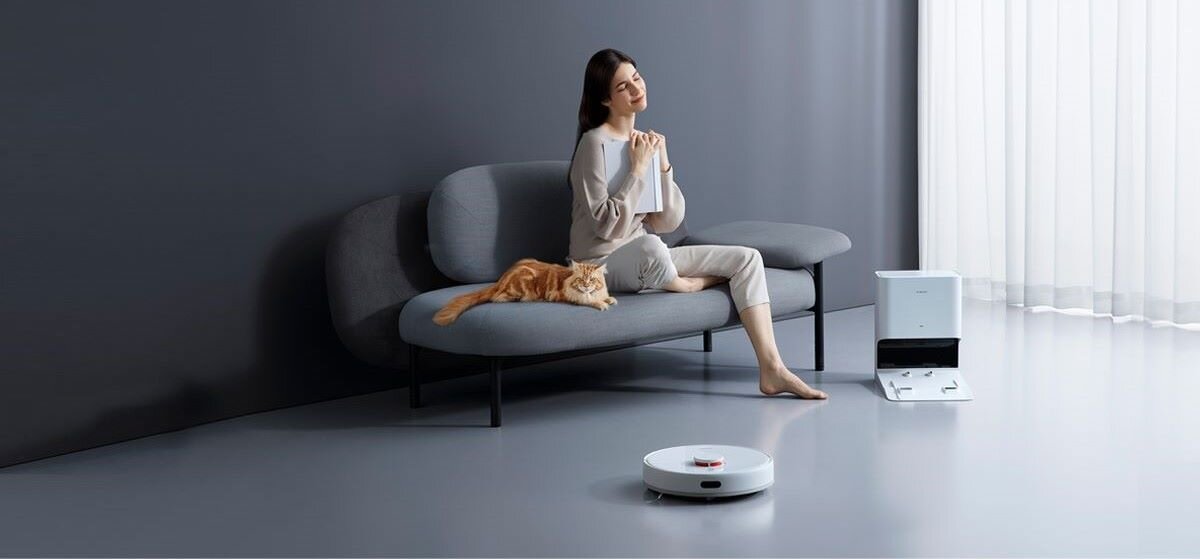 Robot sprzątający XIAOMI Vacuum X10 EU dwukanałowej konstrukcji dmuchawa o mocy 17 000 Pa dba o higienę i czystość powietrza