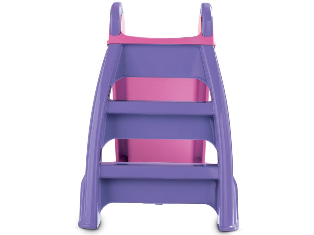 Zjeżdżalnia LITTLE TIKES Moja Pierwsza Zjeżdżalnia 172410PE3 Różowo-fioletowy rozwoj malej motoryki rownowagi i koordynacji szerokie antyposlizgowe stopnie stabilna podstawa ciekawosc odkrywanie swiata