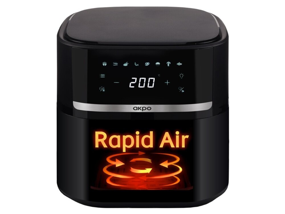 Air Fryer Frytkownica beztłuszczowa AKPO ABF 650CY zaawansowana technologia rapid air, cyrkulacja gorącego powietrza, równomierne pieczenie