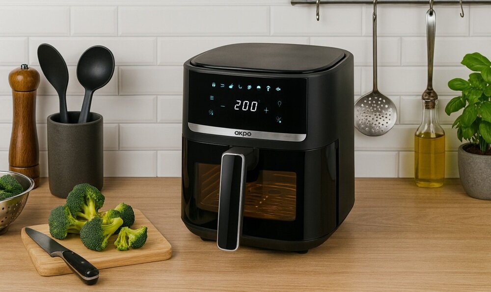 Air Fryer Frytkownica beztłuszczowa AKPO ABF 650CY wbudowane programy, automatyczne dobranie parametrów, szybkie przygotowanie