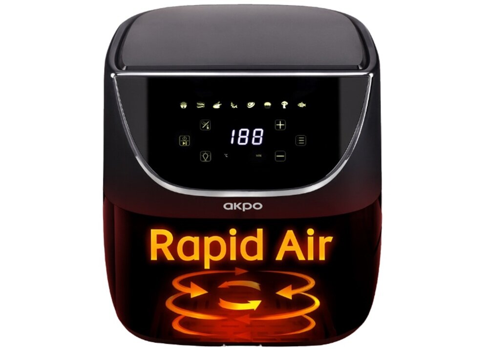 Air Fryer Frytkownica beztłuszczowa AKPO ABF 630CY zaawansowana technologia rapid air, cyrkulacja gorącego powietrza, równomierne pieczenie