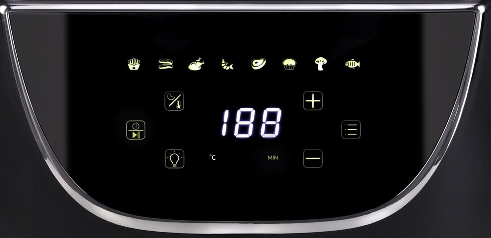 Air Fryer Frytkownica beztłuszczowa AKPO ABF 630CY czytelny panel dotykowy, łatwe sterowanie, ustawienie temperatury, czasu