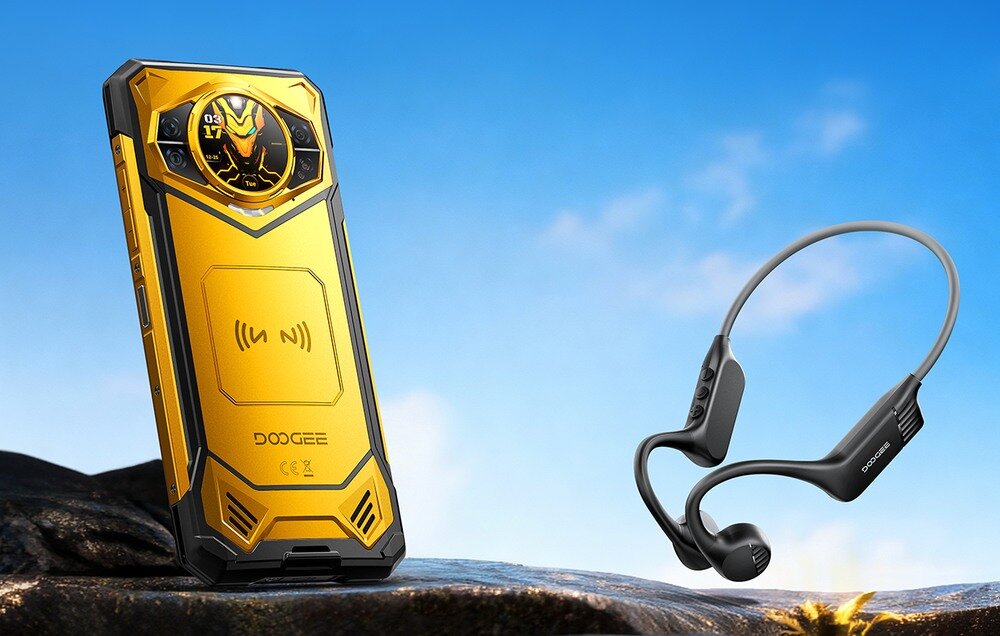 DOOGEE S200X słuchawki przewodnictwa kostnego bezpieczeństwo komfort dźwięk